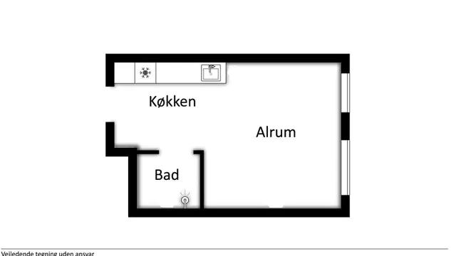 apartment Moderne 1-værelses boliger med fælles tagterrasse