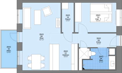 Visual presentation of the listing