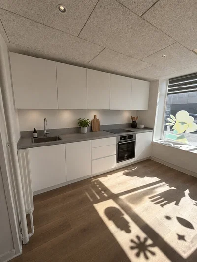 Title: Newly renovated 2-room apartment on the ground floor with private entrance and 10 m2 terrace – right by the station - Østergade, Esbjerg - 1
