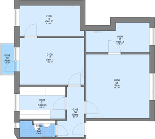 Visual presentation of the listing