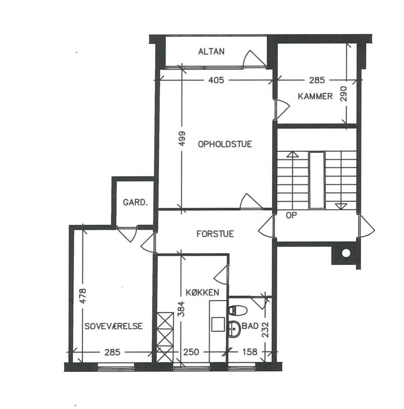 Visual presentation of the listing