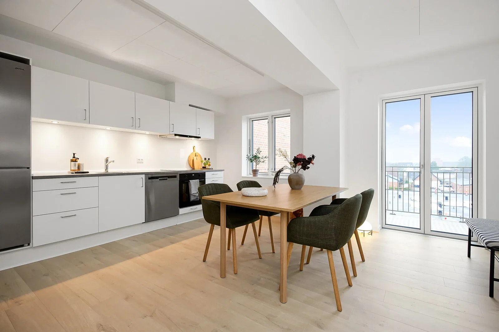 apartment Lys 4-værelses lejlighed i Brædstrup centrum