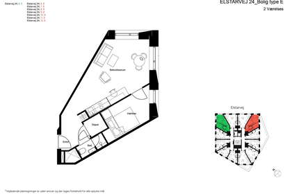 Visual presentation of the listing