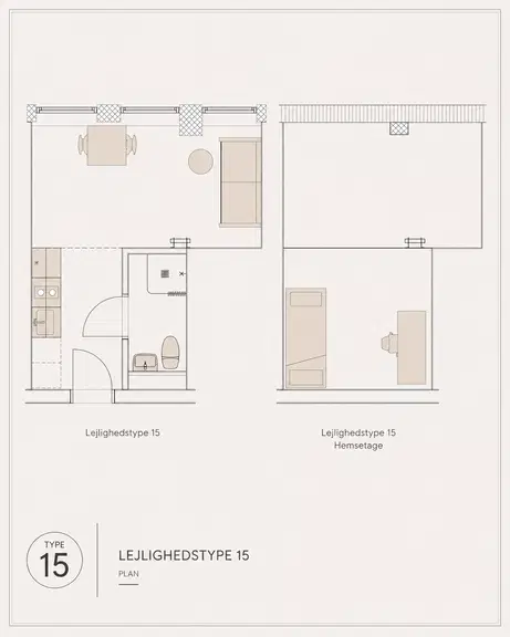 apartment Historisk ejendom med moderne studenterlejligheder