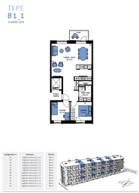 Visual presentation of the listing