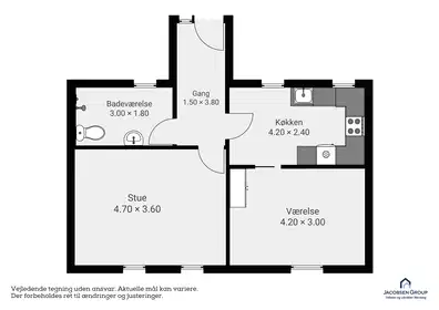 Visual presentation of the listing