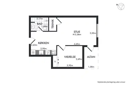 Visual presentation of the listing
