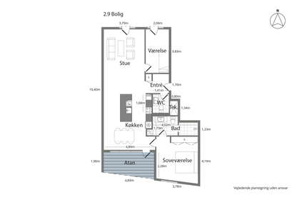Visual presentation of the listing