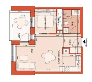 Visual presentation of the listing