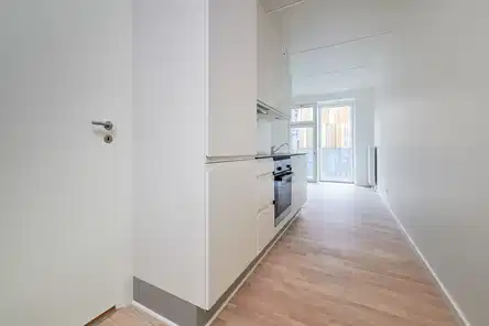 apartment 1-værelses lejlighed med altan og fællesarealer