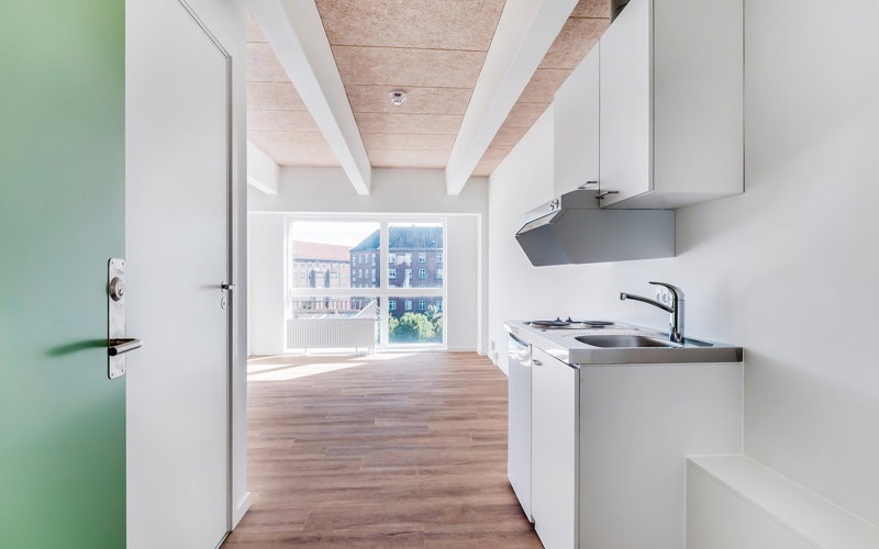 apartment Lys 1-værelses lejlighed i Valby med tagterrasse