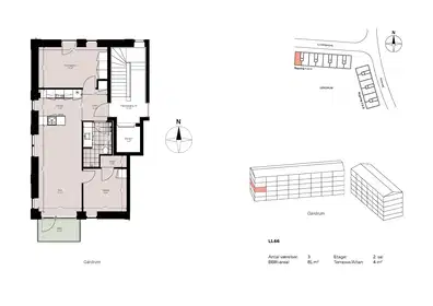 Visual presentation of the listing