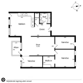 Visual presentation of the listing