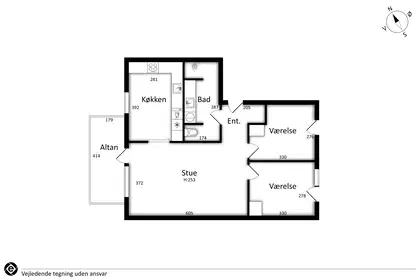 Visual presentation of the listing