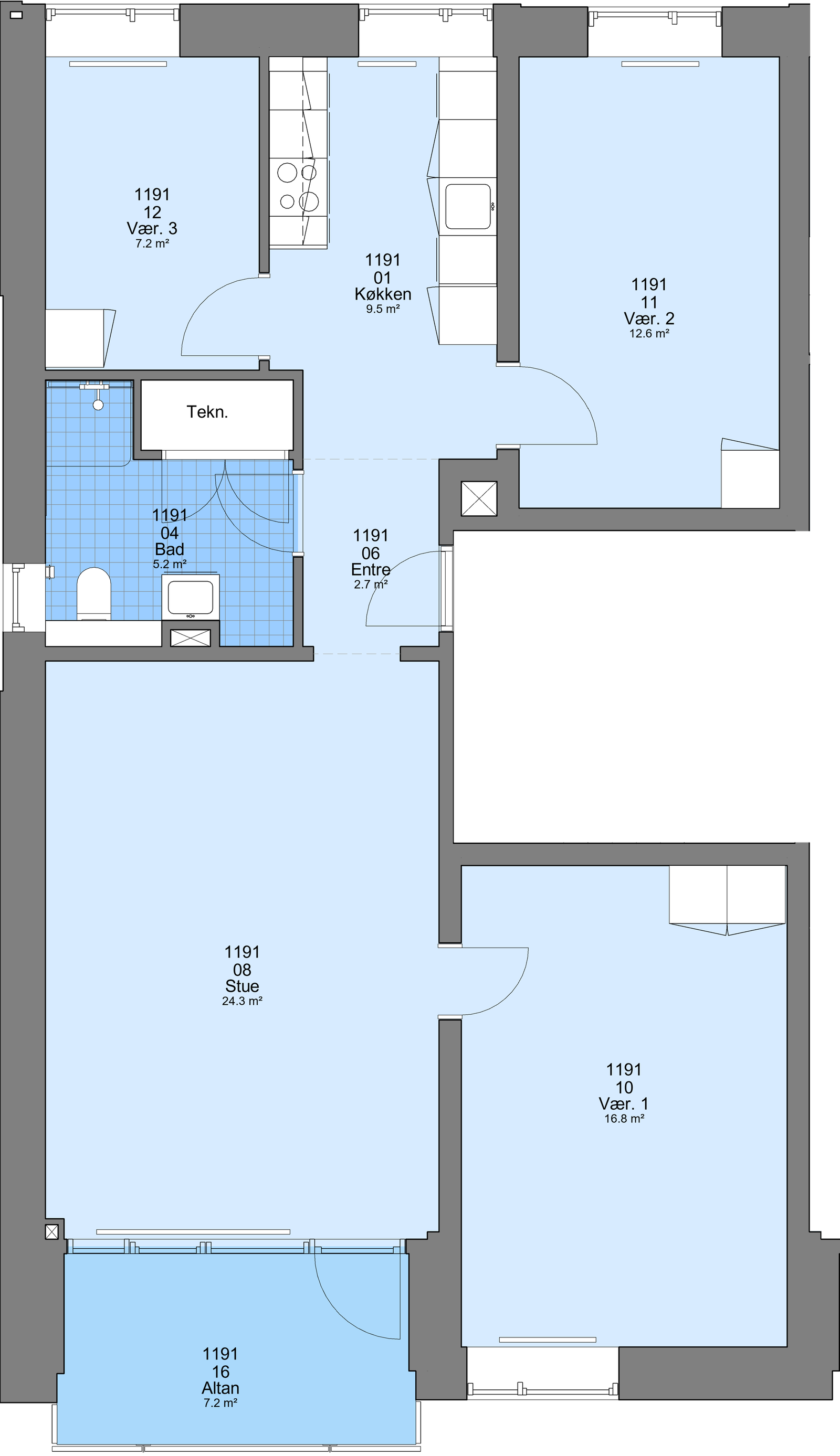 Visual presentation of the listing