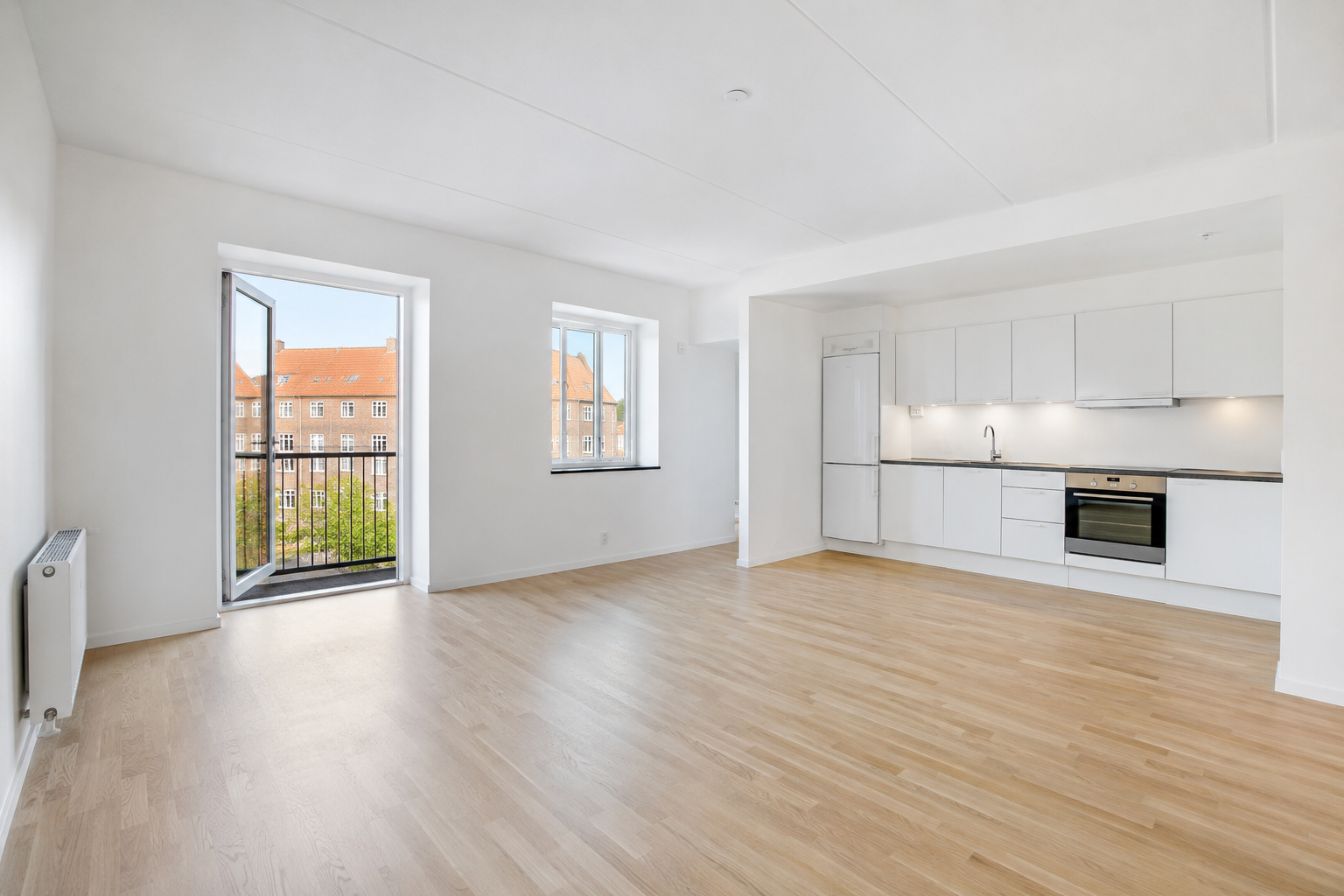 apartment Lys og moderne lejlighed i Hillerød med altan
