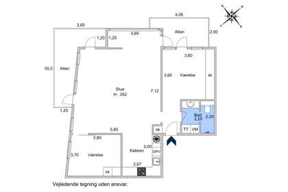 Visual presentation of the listing