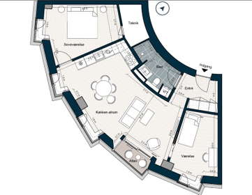 Visual presentation of the listing