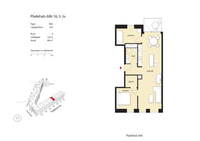 Visual presentation of the listing