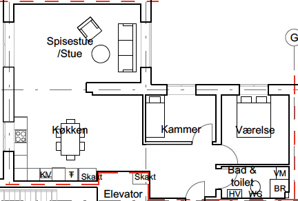 apartment Renoveret ejendom med klassisk charme og snedkerkøkken