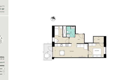 Visual presentation of the listing