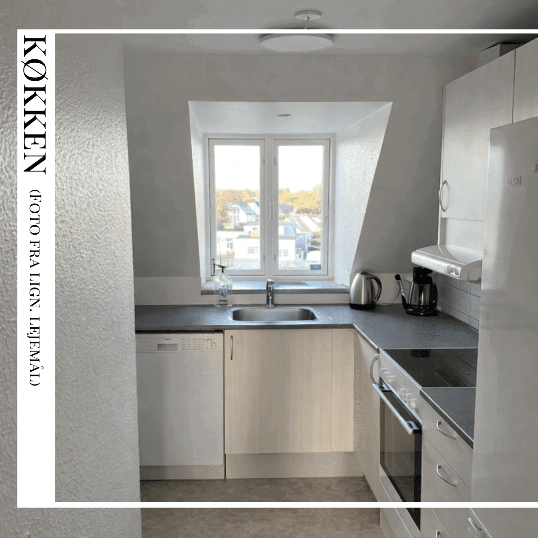 apartment Lys 3-værelses lejlighed i central Kalundborg