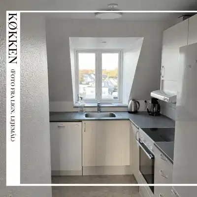apartment Lys 3-værelses lejlighed i central Kalundborg