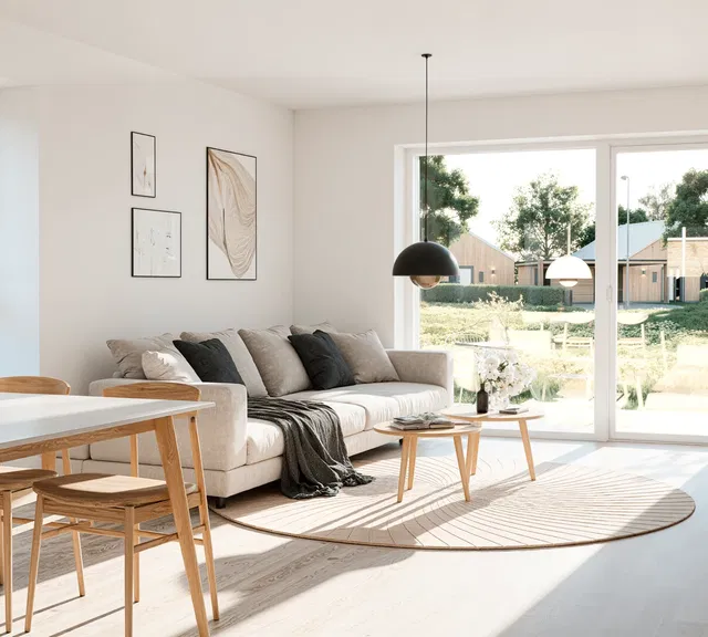 house Moderne 3-værelsesbolig med have og carport i Jelling