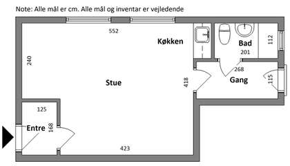 Visual presentation of the listing