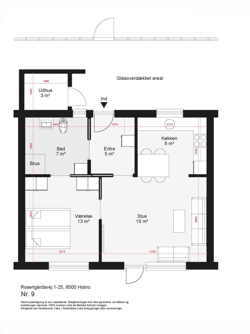 Visual presentation of the listing