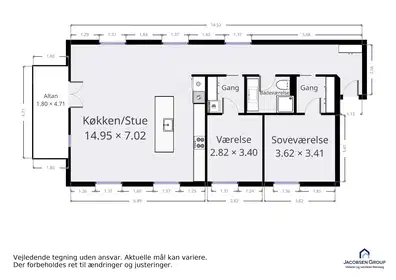 Visual presentation of the listing