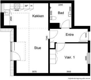 Visual presentation of the listing