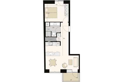 Visual presentation of the listing