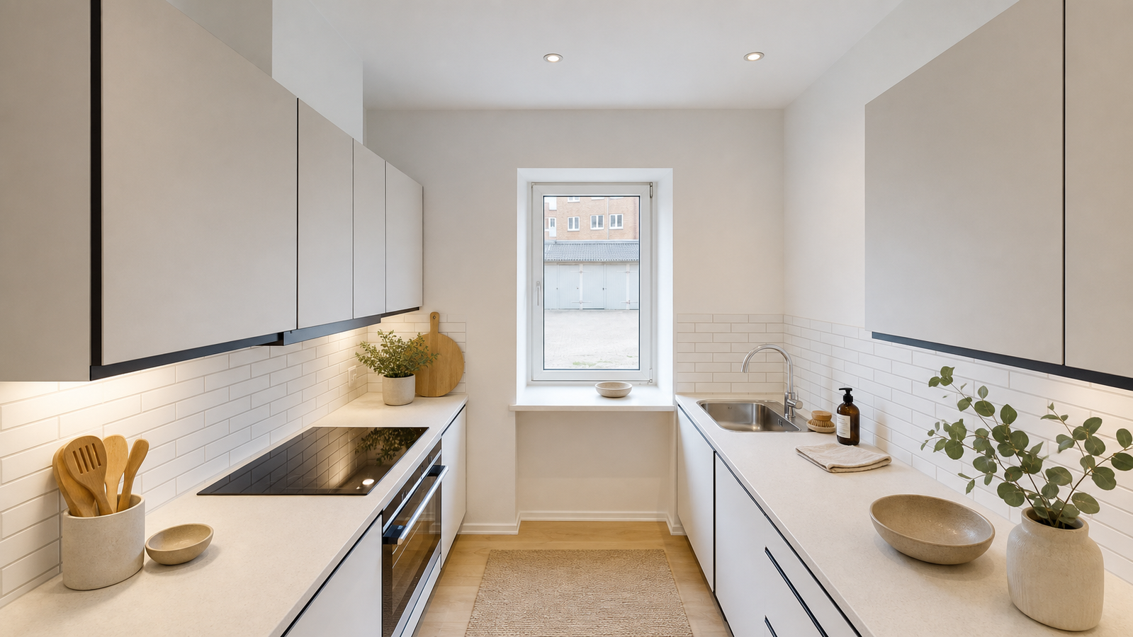 apartment Lys 3-værelses lejlighed med to altaner i Øgadekvarteret