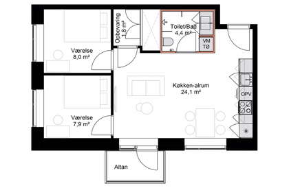 Visual presentation of the listing