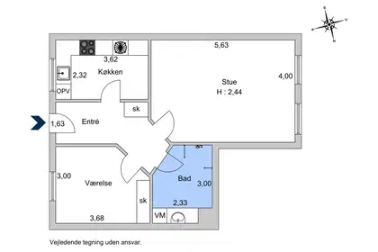 Visual presentation of the listing