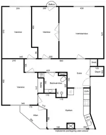 Visual presentation of the listing