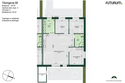 Visual presentation of the listing