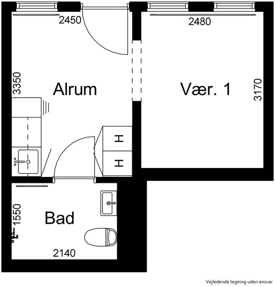 apartment Ungdomsbolig i Aabenraa
