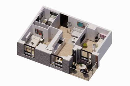 Visual presentation of the listing