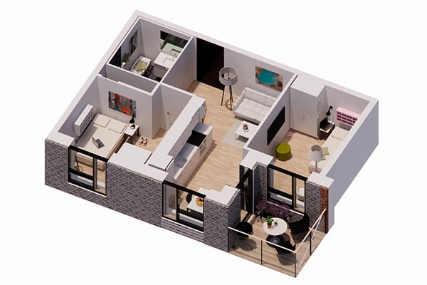 Visual presentation of the listing