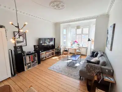 apartment Lys, moderniseret 2-værelses i Vestbyen