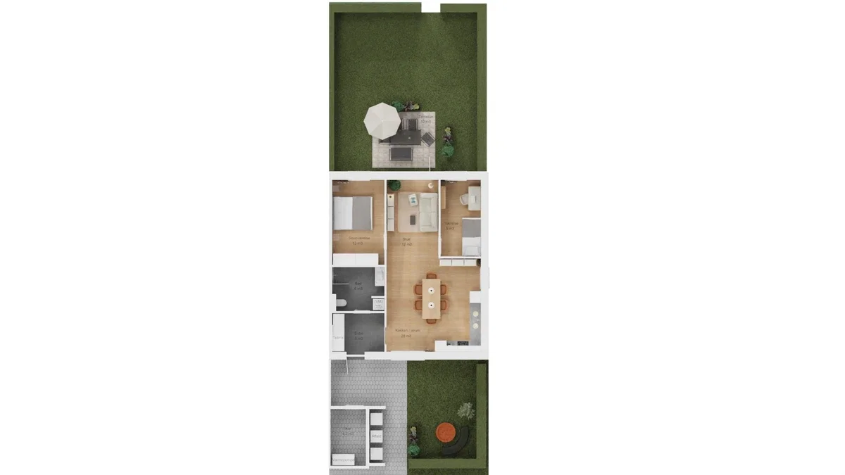 Visual presentation of the listing