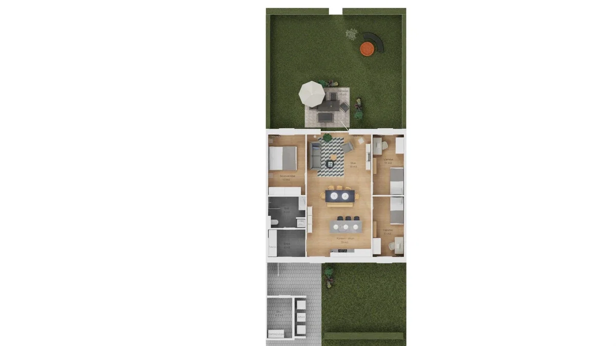Visual presentation of the listing