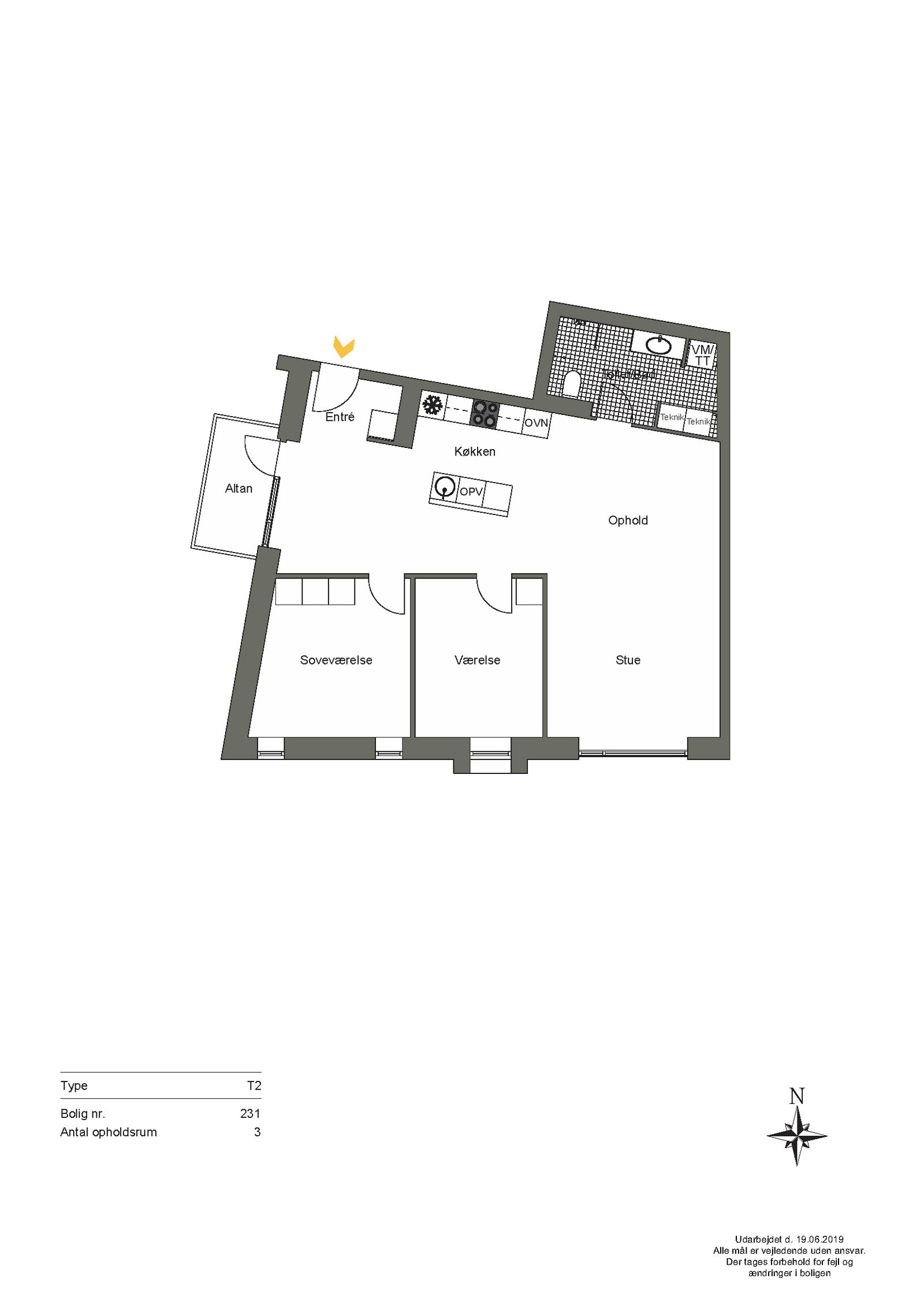 Visual presentation of the listing