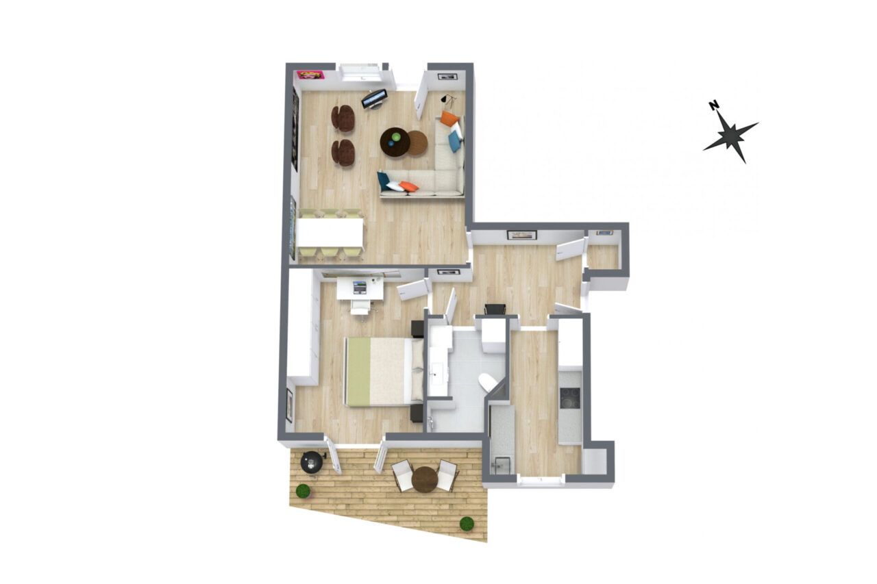 Visual presentation of the listing