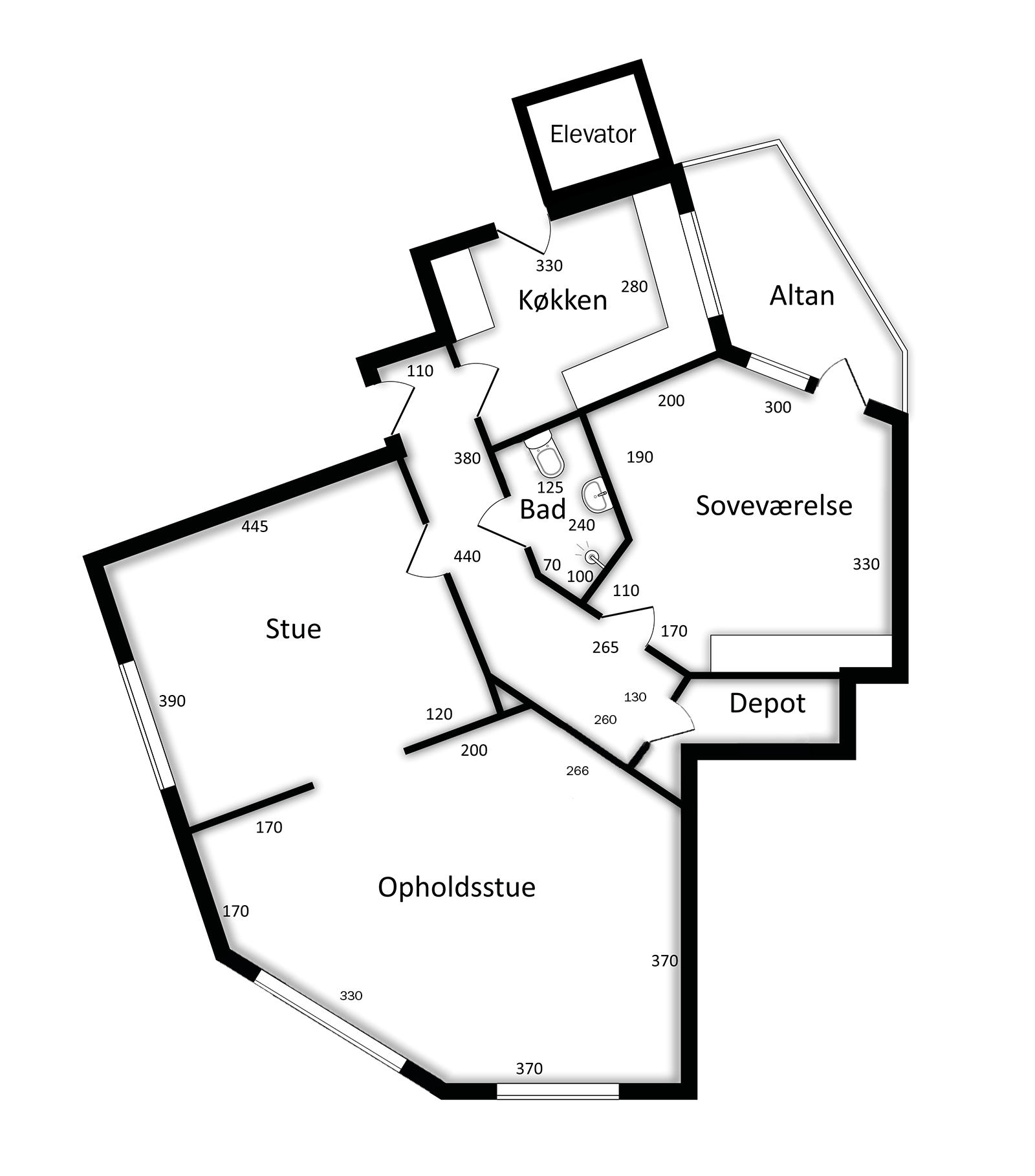 Visual presentation of the listing