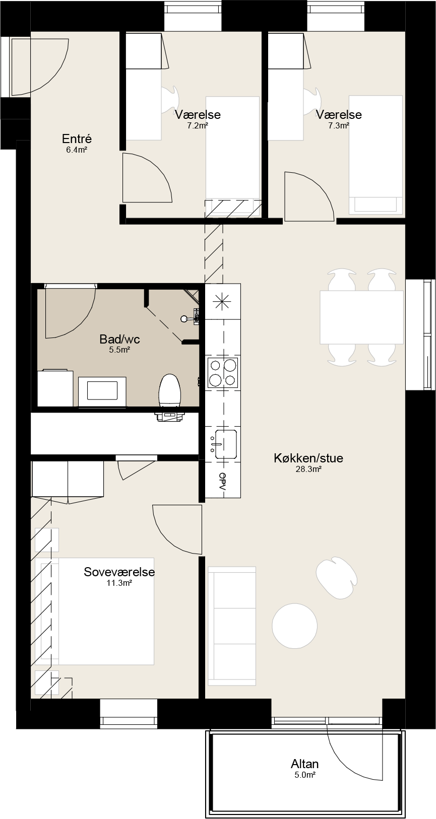 Visual presentation of the listing