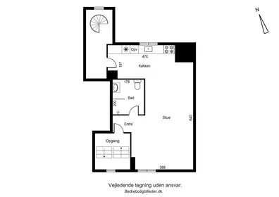 Visual presentation of the listing