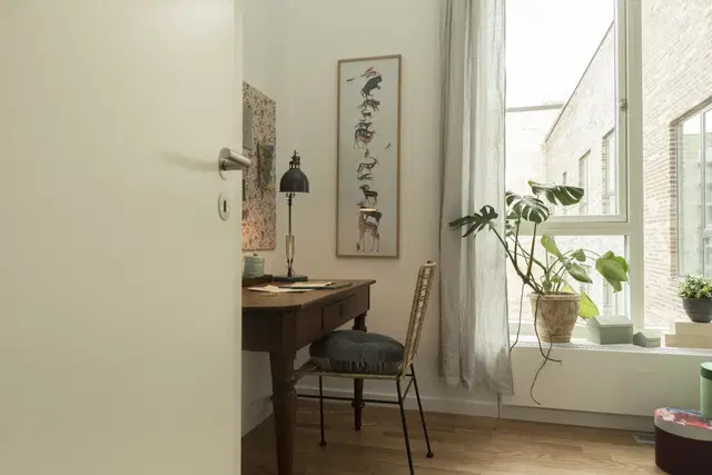 apartment Lys stuelejlighed med 2 værelser og to terrasser
